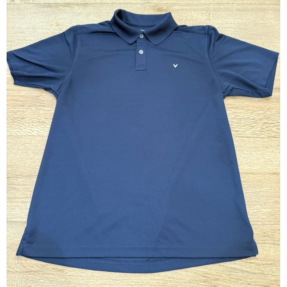 Callaway Golf Polo Shirt Navy Blue Men's Size Large